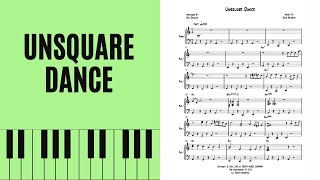 Unsquare Dance, Piano [with score]