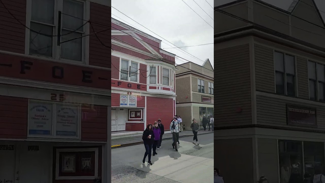 Cruising Through Skagway’s Scenic Streets #SkagwayDrive #AlaskaViews #short