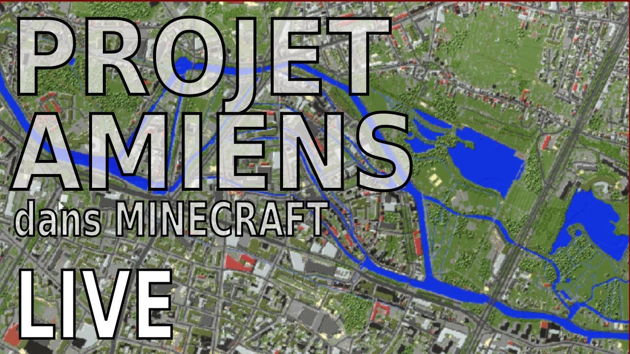 Projet AMIENS dans Minecraft  Ancienne manufacture Cosserat 1   LIVE 20240423