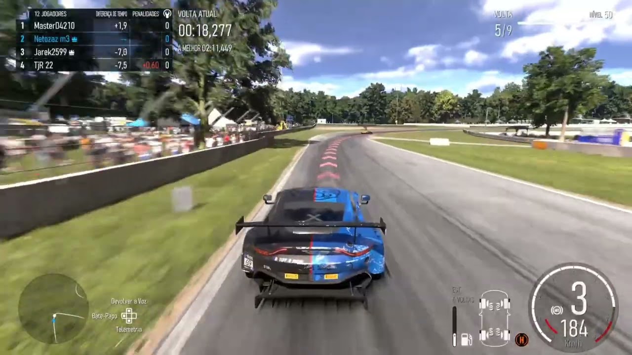 Forza Motorsport - Uma boa corrida mas no fim perdi desempenho 