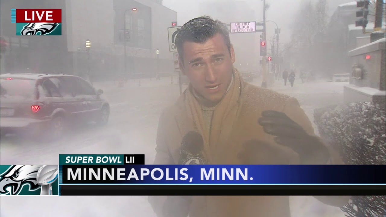 Bob Brooks visits snowy, cold Minneapolis