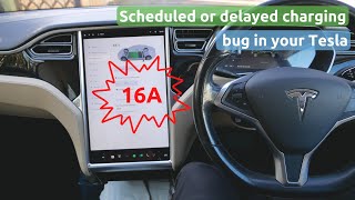 How to fix your Tesla's scheduled or delayed charging limit of 16 amps?