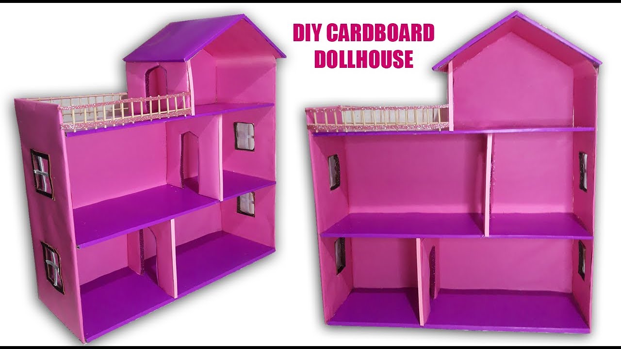 diy-miniature-dollhouse-using-cardboard-how-to-make-a-dollhouse-using