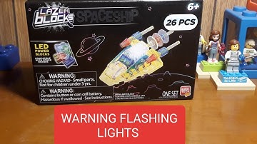 Lego vs. Block Tech: Lazer Blocks Spaceship