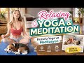Relaxing Yoga &amp; Meditation with a Girl and Her Dog 🧘‍♀️🐶 | Huzurlu Yoga ve Meditasyon Anı
