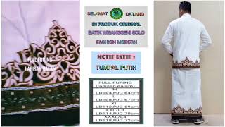 Baju Muslim Pria Dewasa Kemeja Koko Setelan Sarung Celana Batik Lengan Panjang Terbaru Hem Pendek Casual Formal Modern Jubah Terlaris Putih Hitam Biru