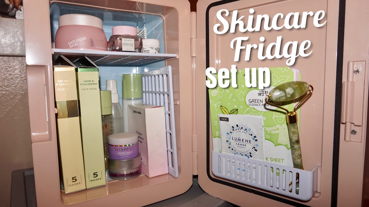 Setting Up My Skincare Fridge! YouTube