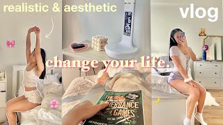 how to romanticize ur boring life *realistically* 🎀 aesthetic vlog & productive days in the life