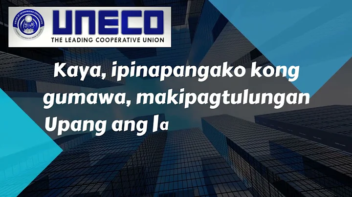 Cooperative Pledge Tagalog
