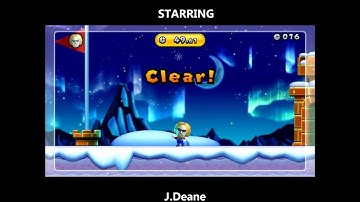 New Super Mario Bros. U - Slick Slopes And Bullet Bills (49.61)