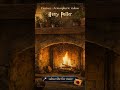 Hufflepuff | Magical School Ambience 🕯 Fireplace, Rain & Wizard Music for Sleep #ambience