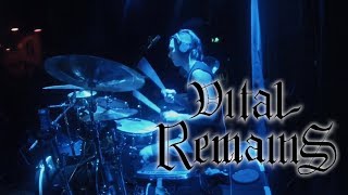 Vital Remains (James Payne) - &#39;Descent Into Hell&#39; live drum cam