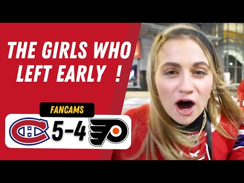 THE GIRLS WHO LEFT EARLY... | MTL 5-4 PHI (SO) | FANCAM