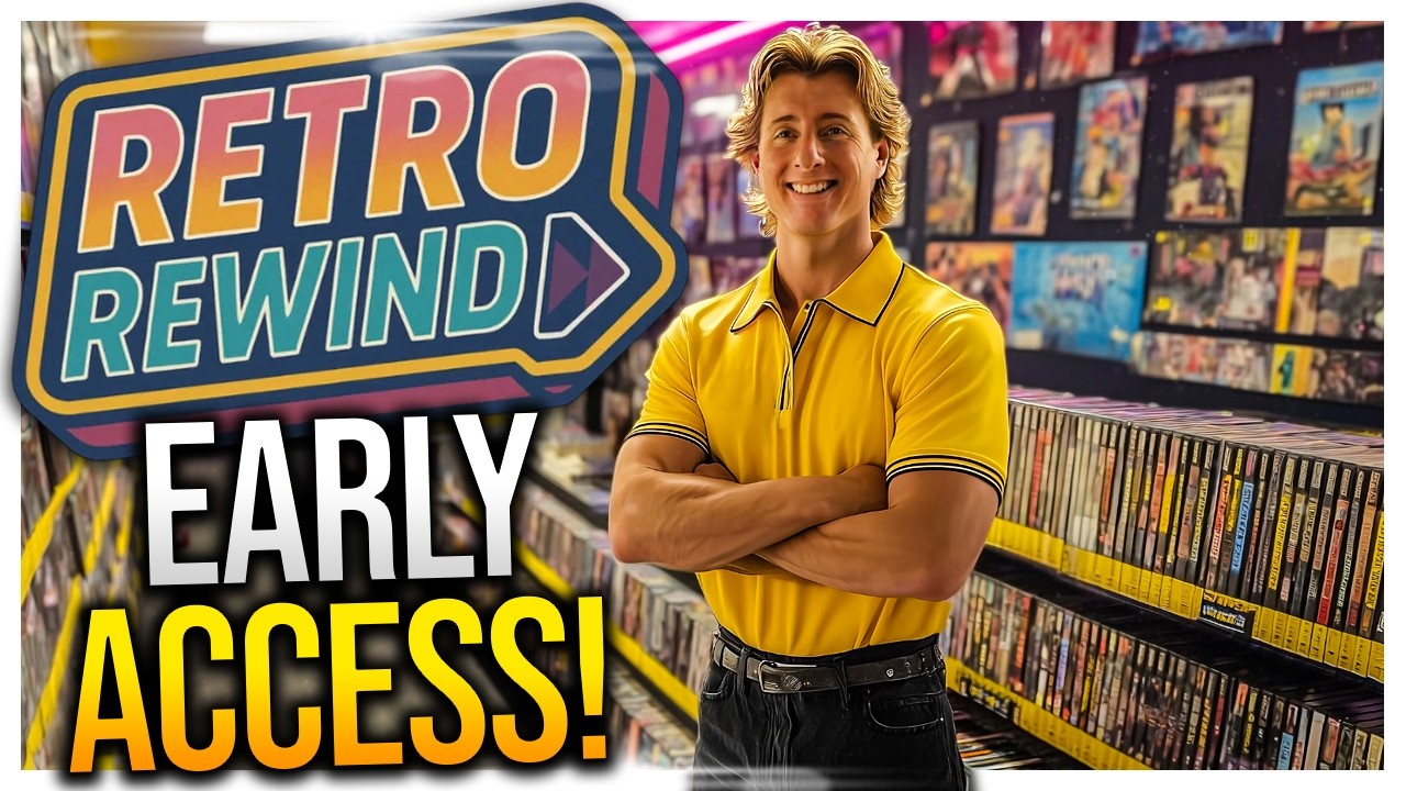 Nostalgia Heavy Simulator Renting VHS Movies to the Masses! | Retro Rewind