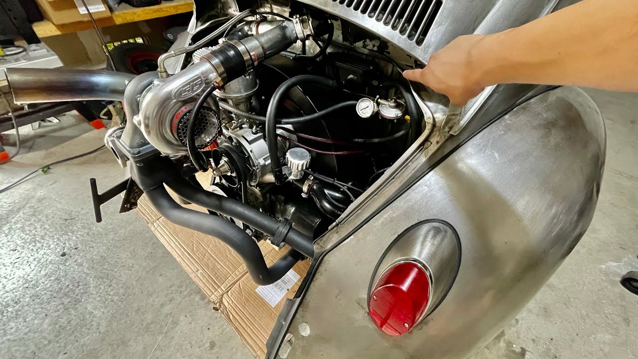 TURBO VW BUG OIL BREATHER BOX INSTALL YouTube