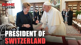 VATICAN | President of Switzerland gives Pope a tango album as a present