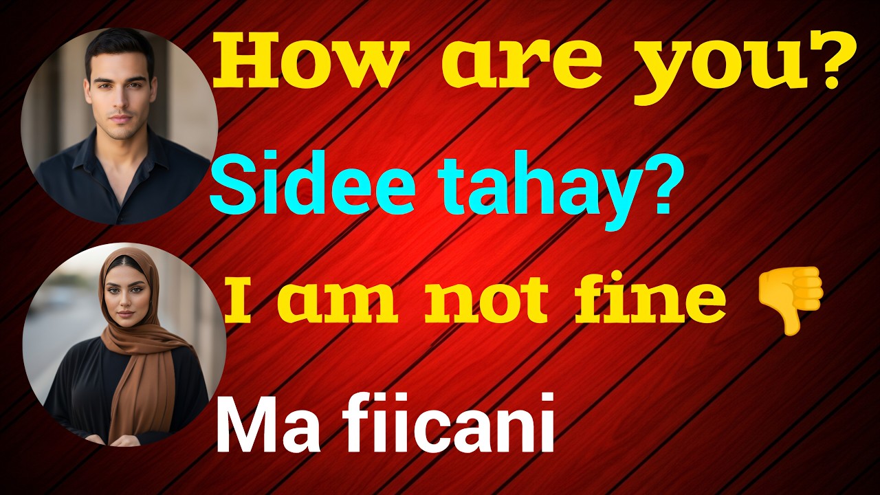 Английский - Сомалийский разговор: восклицания и ругательства ⚠️ - Часть 2 @Luqadda