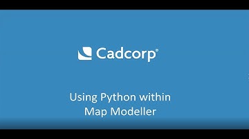 Making use of Python within Cadcorp Desktop