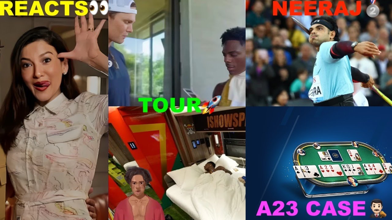 IShowSpeed Marathon🎥 | Gauhar Khan Vs Amaal Malik😱 | Golden Boy Neeraj Chopra🥈 |Legal Action👨🏻‍⚖️