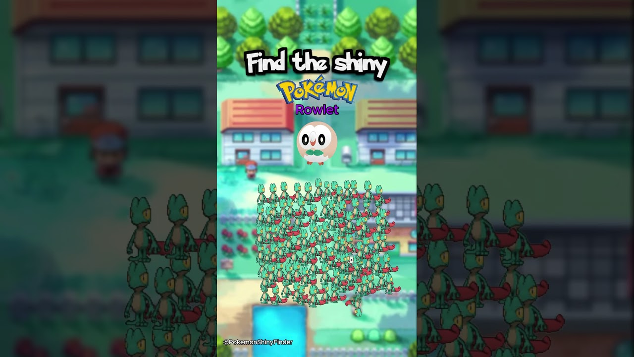 Find the shiny Pokemon 