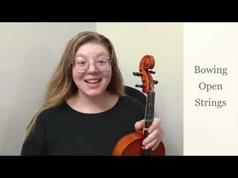 Viola | Bowing Open Strings