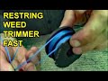 How To Tips for Easy Restring of Weed Eater with 2 strings