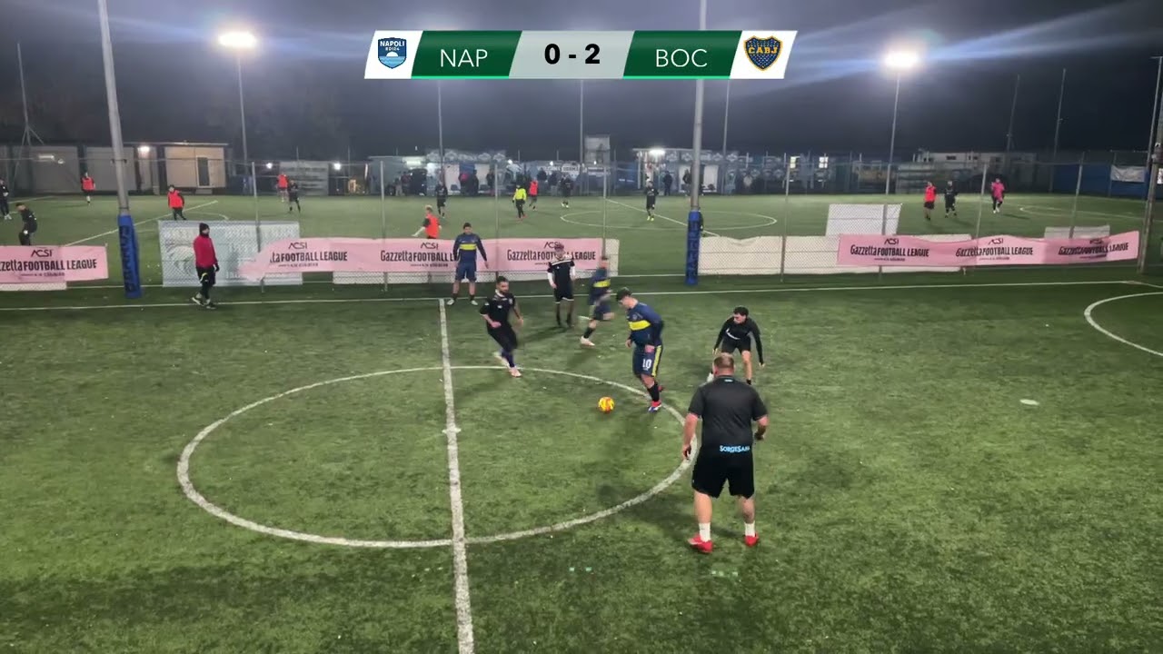 🏟️Napoli 80124 - Boca Juniors | NikeLeague 1a divisione C5 | 3a giornata 