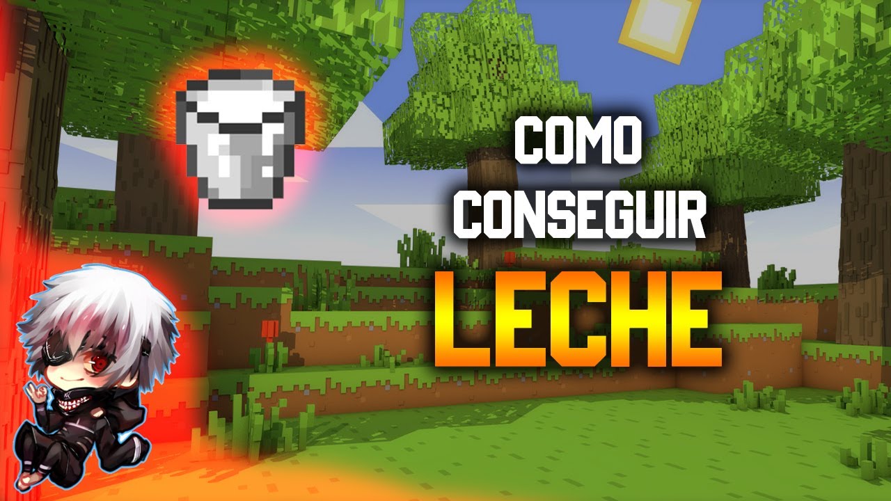 TRUCOS | COMO se CONSIGUE la LECHE en MINECRAFT | ¿Cómo se hace?