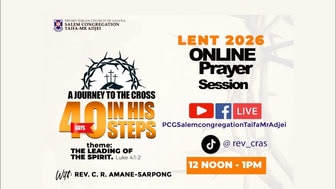 LENT 2026 - 40 DAYS IN HIS STEPS || A JOURNEY TO THE CROSS - YouTube