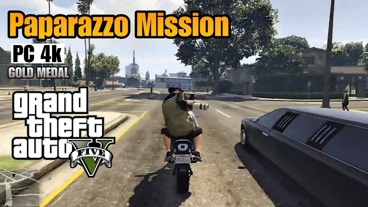 GTA 5 Paparazzo Mission Crazy Celebrity Chase Full Walkthrough 