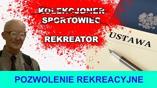 Pozwolenie Na Broń Do Celów Rekreacyjnych?