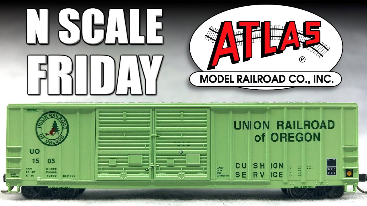 Athearn ATH-1762, N Scale 50ft FMC 5077 Offset Double Door Box Car, Union Railroad of Oregon #1503