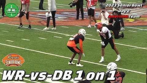 2023 Senior Bowl Coverage: Day 2 - WR-vs-DB - American Team 1 on 1