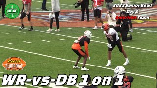 2023 Senior Bowl Coverage Day 2 - WR-vs-DB
