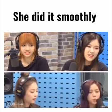 jisoo whistle 😳 i-