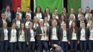 Empfang und Ehrung der VfL-Frauen in Wolfsburg