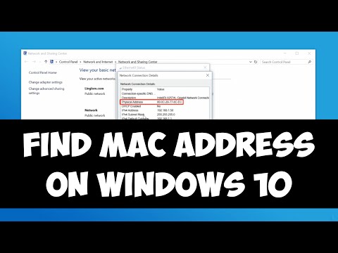 Find MAC address