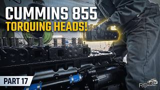 Rebuilding a Cummins 855 Big Cam III | Installing Heads & Head Gaskets P17