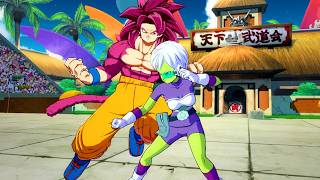 ALL SS4 DAIMA GOKU Moveset in DBFZ NEW Patch 1.50