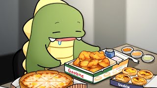 *풀코스로 먹습니다* 🍗치킨 + 🍕피자 + 🥧디저트