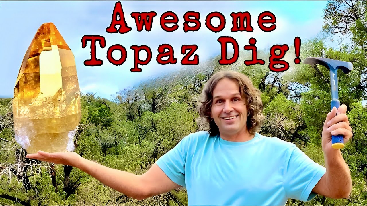 Фантастический день! Добыча топазов в Юте!