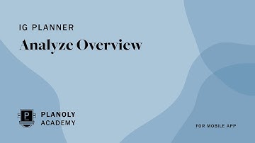 Find Instagram Analytics Through the PLANOLY Mobile App