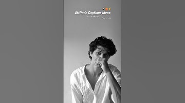 Attitude captions ideas for next post 🫵🏻| Instagram caption ideas | Attitude caption for boys #ideas