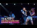 Tekno splendid performance at one africa music fest london 2018  nigerian entertainment 