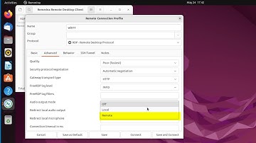 Remote Desktop from Ubuntu to Windows with Sound Redirection