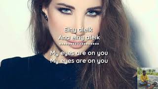 Nancy Ajram - Einy Aleik (My eyes are on you) Arabic Lyrics with English translation||Arabic|| Resimi