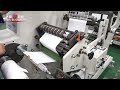 DBFQ-320B full rotary #diecutting #slitting machine with #autowebguide for blank #label