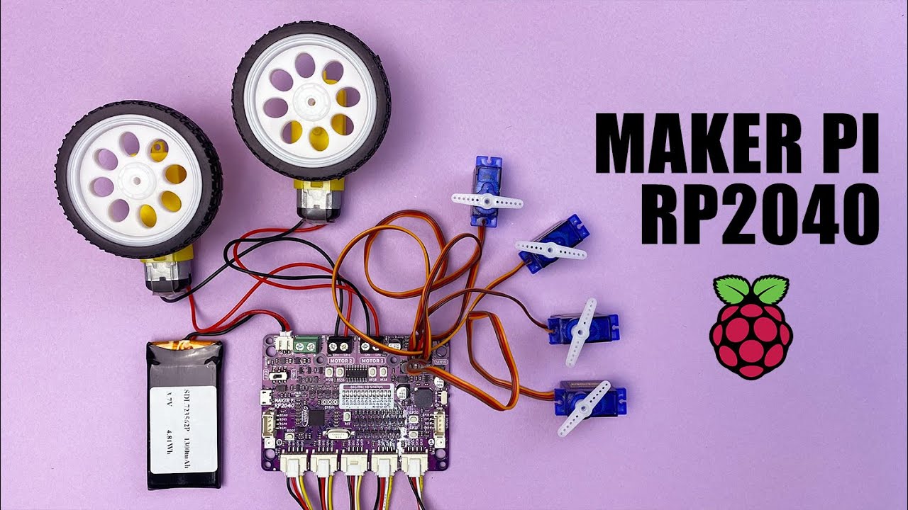 Maker Pi RP2040 : Simplifying Robotics with Raspberry Pi® RP2040 