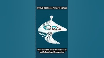 HTML & CSS Image Animation Effect