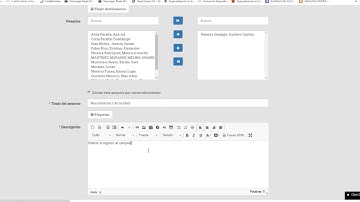 Uso de la herramienta informes en chamilo